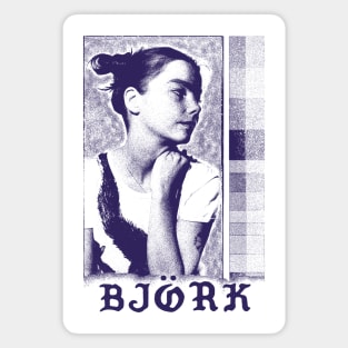 Björk ==== Vintage Look Design Magnet